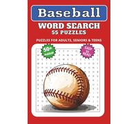 Baseball Word Search Puzzle Book: Word Searches with Easy to Read Print about Baseball and more | 6x9 inches, 110 pages | 50+ Puzzles... Gift for Vacations and Leisure