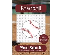 Baseball Word Search Puzzle Book:: Word Searches with Easy to Read Print about Baseball, Baseball gifts, American League Baseball Word Search Puzzle ... Gift for Vacations, Holidays and Free Time