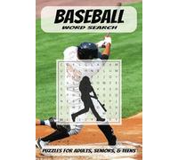 Baseball Word Search Puzzle Book: Word Searches with Easy-to-Read Print about Baseball, Baseball Players, Baseball Stadiums, baseball Teams, and More ... Gift for Vacations, Holidays, and Free Time