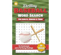 Baseball Word Search Puzzle Book: Word Searches with Easy to Read Print about Baseball, Baseball Terms, Baseball Rules and More | 6x9 inches, 110 ... … Gift for Vacations, Holidays and Free Times