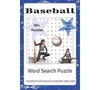 Baseball Word Search Puzzle Book: Word Searches with Easy to Read Print about Baseball, Pitcher, Homerun and more | 6x9 inches, 110 pages | 50+ Puzzles … Great for trips, vacation and Holidays
