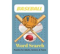 Baseball Word Search Puzzle Book: Word Searches with Easy-to-Read Print about Pitching, Catching, Running the Bases and more | 6 x 9 inches, 110 Pages ... Gift for Vacations, Holidays, and Free Time