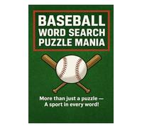 Baseball Word Search Puzzle Mania| Fun facts included: 55+ Fun Baseball Word Search Puzzle Book with Answers|Fun facts Baseball icons included | ... 110pages|Gift for baseball & sport lovers