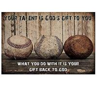 Baseball Your Talent Is God'S Gift To You Floor Mats Washable Door Mat Decorative Entrance Rug For Patios Pets Laundry Room 40 X 60Cm