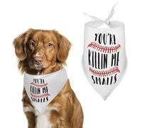 Baseball You're Killing Me Smalls Dog Bandanas Puppy Cat Kerchief Pet Triangle Scarf Costumes Decorations