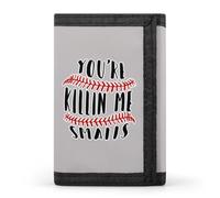 Baseball You're Killing Me Smalls Men's Trifold Wallet Slim Minimalist ID Credit Holder