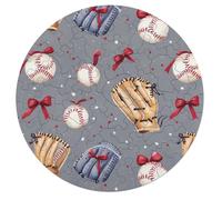 Baseballs Baseball Gloves Wooden Jigsaw Puzzles for Adults Brain-Teasing Game Idea Puzzle Gift for Unisex