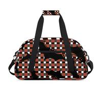 Baseballs Interesting Texture Gym Bag Sports Duffle Bag Weekend Sleepover Duffel Bags Small Travel Tote for Overnight Workout Gymnastics Dance Ballet, Bats Cute Texture, 18.9 x 8.7 x 10.6 in, Duffel