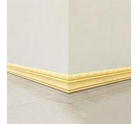 Baseboard, 15ft Flexible Molding Trim 3D Wall Edging Strip Self Adhesive, Crown Ceiling Peel Off & Stick