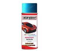 Basecoat Aerosol Spray Paint For Mercedes A-Class South Seas Blue 2006-2016 Code 162