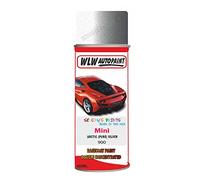 Basecoat Aerosol Spray Paint For Mini Cooper Coupe Arctic (Pure) Silver 2001-2014 Code 900
