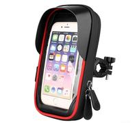 Based Bike Phone Holder with 360 Rotation for Handlebar Mounting Supporting Landscape and Portrait Viewing Angles During Cycling (red)