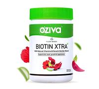 Based Biotin Xtra | Biotin for hair growth & Regeneration | Biotin 7000 mcg+ with Keratin Builder, Sesbania Agati & Aloe Vera (Pack of 1, (60 Capsules))