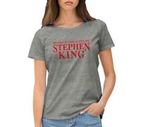 Based on The Novel by Stephen King Women's Grey T-Shirt Size XXL
