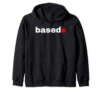 based political politics redpill liberal conservative woke Zip Hoodie