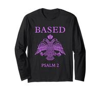 Based Psalm Byzantine Eagle Orthodox Scripture Authority Long Sleeve T-Shirt