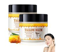 Based Supplies Tallow and Honey Balm,Bilxco Beef Tallow for Face,Organic Grass Fed Beef Tallow Balm,Whipped Tallow Honey Balm for Skin,Tallow Face Moisturizer,Beef Tallow Balm Face Moisturizer (2)