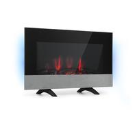 Basel Baseline electric fireplace 2000 watts 2 heating levels 7 colours glass
