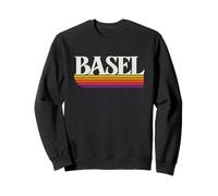 Basel Switzerland Retro Graphic Sweatshirt
