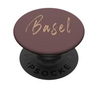 Basel Switzerland Vintage elegant design PopSockets Adhesive PopGrip