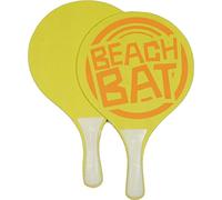 Baseline Wood Beach Paddle Bat Set | Outdoor Paddle Bat and Ball Game Set - Orange/Yellow