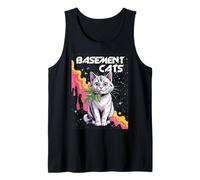 Basement Cats Funny Cat Band Tank Top
