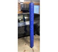 Basement Column Pad Wrap Around 6 Ft Tall, Foam Outdoor Gym Round Post Padding for Playground/Basketball Hoop/Awning Poles, All Weather Protective Pads for Player Kids(Blue,Inner Dia 2 Inch)