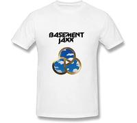 Basement Jaxx Mens T-Shirt White Unisex Mens Tees L