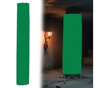 Basement Pole Wrap Column Cover Decorative, 4ft Tall Basketball Pole Padding for Playgrounds/Canopy/Lamp Posts, All-Weather Foam Post Protector(Green,Dia 6 1/2in)