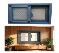 Basement Sliding Windows Shed Horizontal Venting Windows Aluminum Alloy Frame Replacement Windows with Tempered Glass and Removable Screen for Garage Barns(40x80 cm=16x31 in)