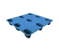 Basement Storage Floor Pallets,Moisture-Resistant Nestable Plastic Pallets,High Load Capacity,One-Piece Construction Ideal for Warehouses and Logistics Handling(120x80x14cm/47.2x31.4x5.5in)