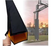 Basement Support Pole Wrap 183cm Tall Square Column Cover Football Parking Lot Post Protector Heavy Du Pad for Enhanced Safe and Aesthetics