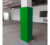 Basement Support Pole Wrap Column Cover, 12x12 10x10 8x8 6x6 5x5 4x4 Resistant Pole Protector Padding, Anti-collision Post Mat for Garage Gym(Green,8.5"x8.5"/21.5x21.5cm)