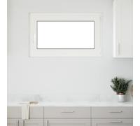 Basement Window "RISOR" 100x60 cm Tilt&Turn DIN Right White Berkfield Home White One Size