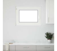 Basement Window RISOR 80x60 cm Tilt&Turn DIN Left Anthracite Berkfield Home Multi One Size