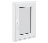 vidaXL Tilt & Turn Basement Window RISOR 50 x 75 cm PVC and Glass