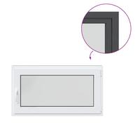 vidaXL Basement Window "RISOR" 110x50 cm Tilt&Turn DIN Right Anthracite