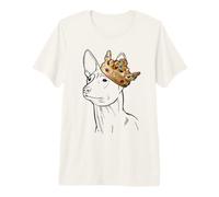 Basenji Dog Wearing Crown Premium T-Shirt