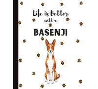 Basenji Notebook: Cute Dogs Lover Journal Diary for Writing, Notes, Thoughts, and Daily Reflections | Perfect Gift for Dog Moms, Dads, Students, Teens, Kids, Pet Owners, Puppy Lovers, Adults