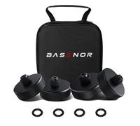 BASENOR 2013-2026 Tesla Model Y/3/S/X Car Jack Pad, Floor Jack Pucks with Storage Case, TPE Lifting Jack Pad [10x Hardness] to Protect Chassis, Vehicles Accessories,Austin & Fremont Build