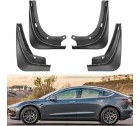 BASENOR 2016-2023 Tesla Model 3 Mud Flaps Splash Guards Fenders No Drilling No Tape Mudflaps All Weather Protector Mudguards for Model 3 Exterior Accessories (Set of 4)