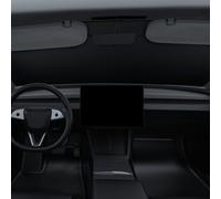 BASENOR 2017-2026 Tesla Model Y Model 3 Windshield Sunshade, Folding Front Window Sun Shade Full Cover, Heat UV Protection Visor Accessories (Standard/Premium/Performance)