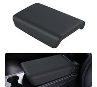 BASENOR Upgraded Tesla Model Y Model 3 Center Console Cover TPU Armrest Cover Non-Slip Protector Armrest 2017-2024Tesla Interior Accessories Black (Not Compatible with 2024 2025 Tesla Model 3)