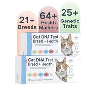 Basepaws Cat DNA Test Kit 2 Pack- Comprehensive Breed, Health and Dental Analysis Across 114 Traits for Accurate and Easy-to-Use Genetic Insights