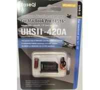 BASEQI UHS-II Aluminum microSD Adapter for M1 2021 / M2 2022 / M3 2023 MacBook Pro 14" & 16” (Space Black, Adapter with HDMI Dust Plug)