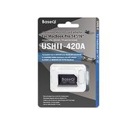 BaseQi UHS-II Aluminum microSD Adapter for MacBook Pro 14" & 16” (2021 M1/ 2022 M2 / 2023 M3 / 2024 M4) (Space Black, Adapter with HDMI Dust Plug)
