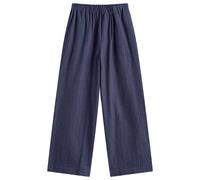 Baserange Women's Claude Flannel Trousers Purple Stripe