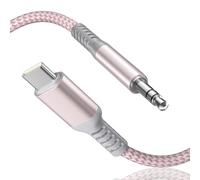 BASESAILOR for iPhone 16 16e 15 Aux Cable 1.2M,USB C Aux Cable,Type C to 3.5MM Jack Audio Adapter Auxiliary Cord for Car,Apple 15 Pro Max Plus,iPad Air,Samsung Galaxy Z Fold Flip,S25 S24 S23 FE Ultra