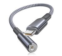 BASESAILOR for iPhone 17 16 Headphone Aux Adapter,USB C to 3.5mm Jack Audio