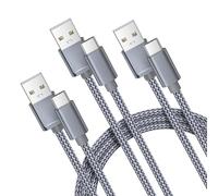 BASESAILOR iPhone 16 15 Pro Max Charging Cable 3Pack 1/2/3M,USB to USB Type C Charger Lead for Apple iPad 10 10th,Mini 6 6th 7 7th,Air 4 4th 5 5th Generation,Samsung Galaxy S25 S24 Plus,Z Flip Fold